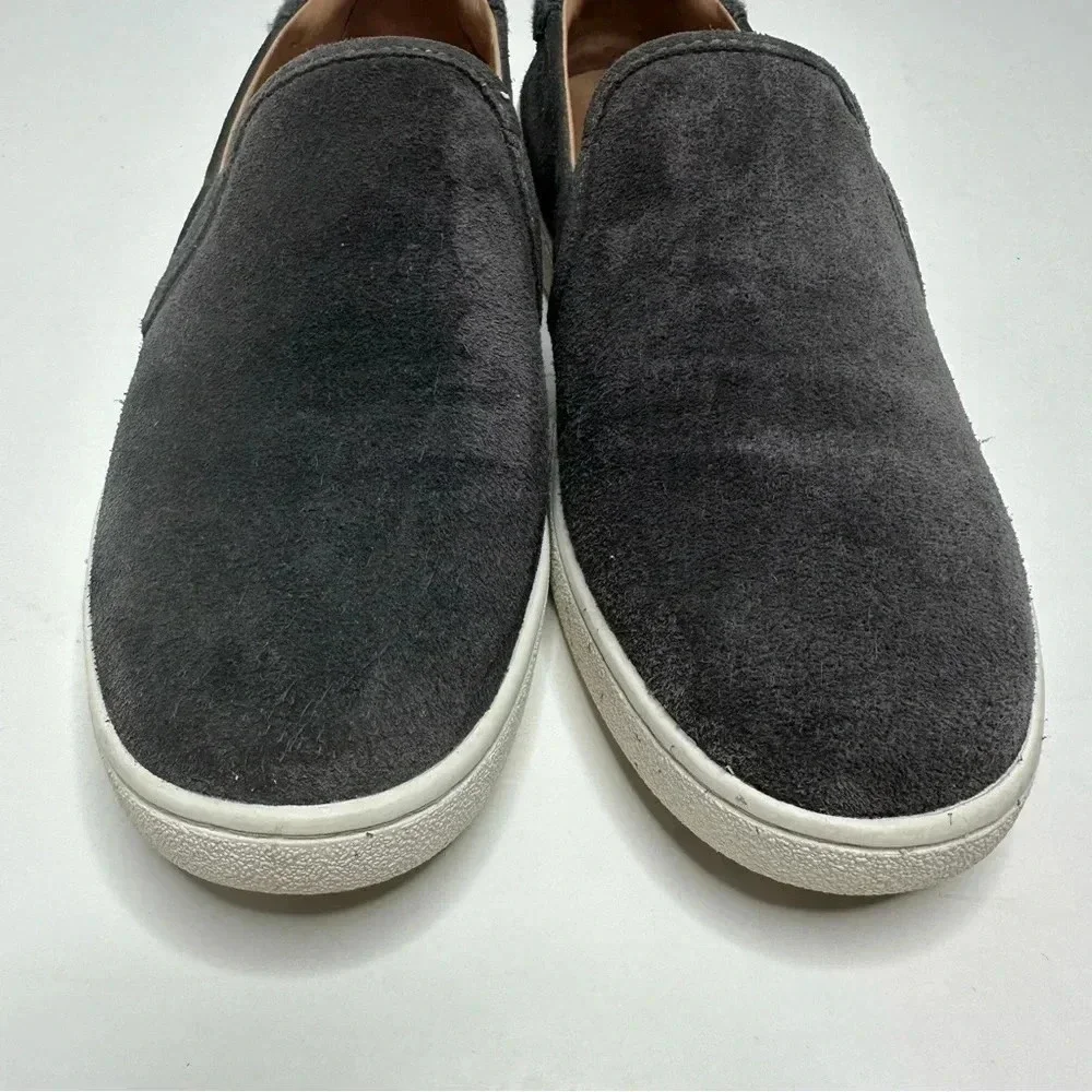 UGG Women's Gray Cas Suede Slip-On Sneakers Size 10